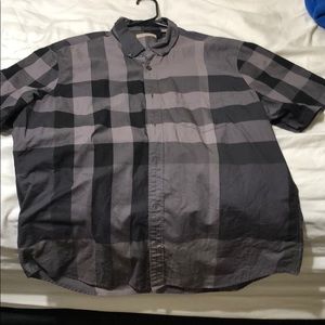 Burberry short sleeve button down